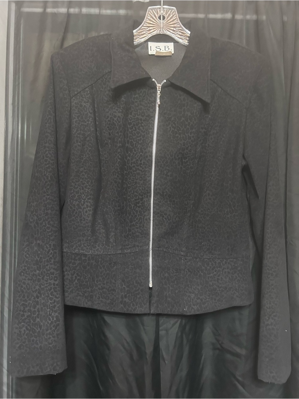 Black Zip-Front Women's Jacket
